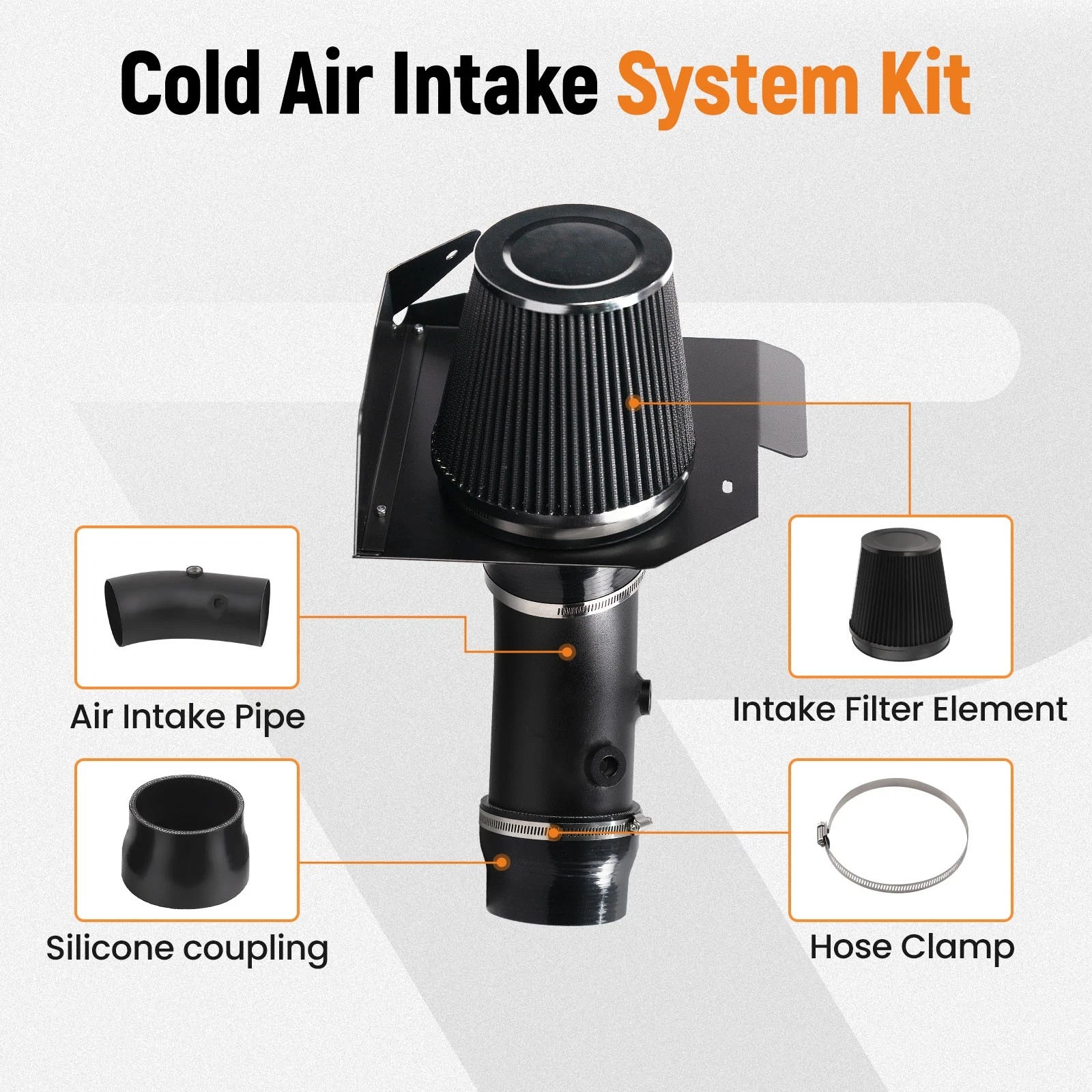 Power Cold Air Intake for Dodge Challenger 6.4L V8 (2012–2023)