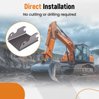 Steel Quick Attach Mounting Plates for Kubota U-55 KX057 KX191 (2010–2023)
