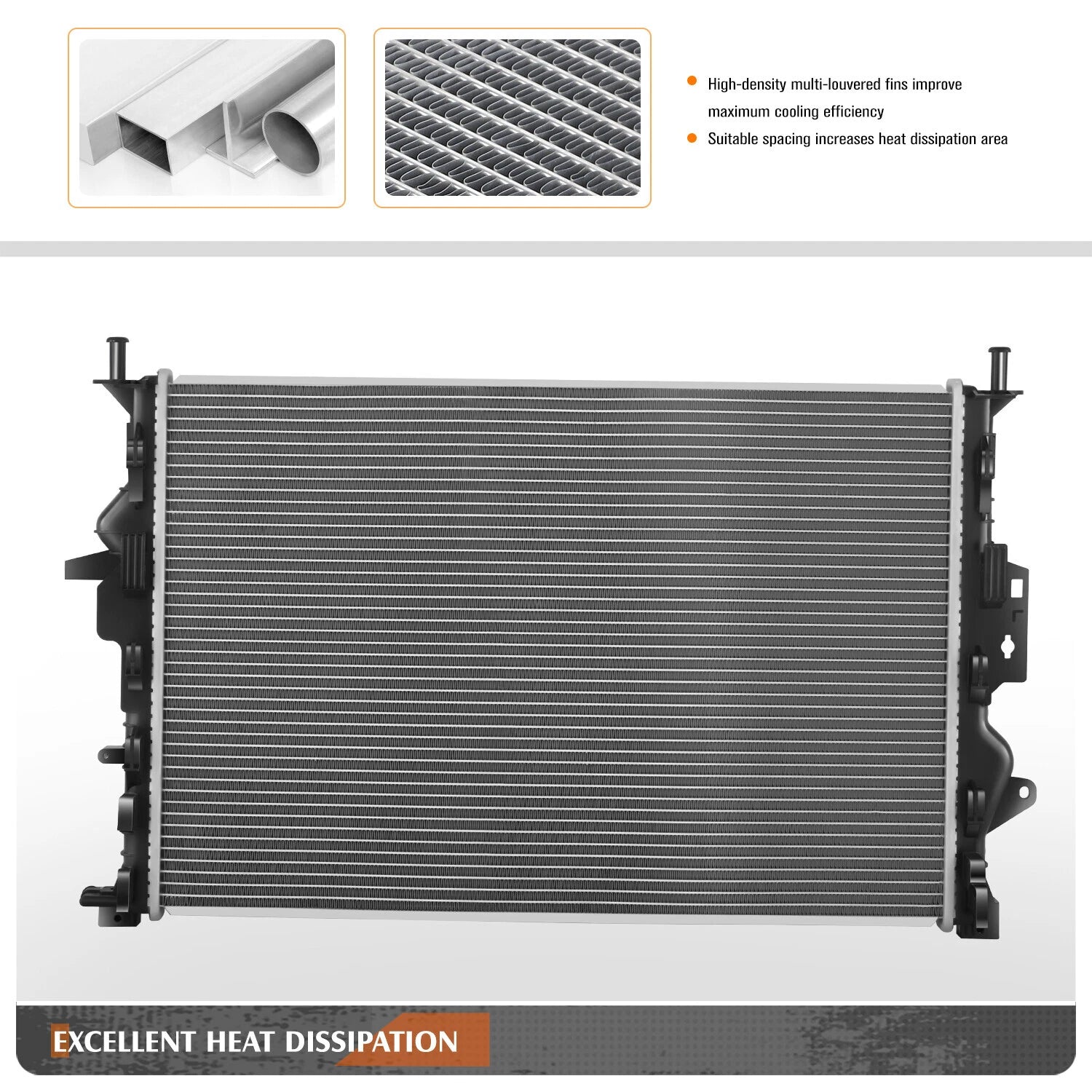 Aluminum Core Cooling Radiator for Ford Escape 2.5L (2014–2019) DPI-13593