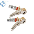 2X Locking Air Chuck Tire Valve Stem 1/4" FNPT for Universal Use