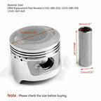 Piston Kit 47.50mm for Honda CRF70F XR70 CT70 (70CC) 13101-GCF-A20