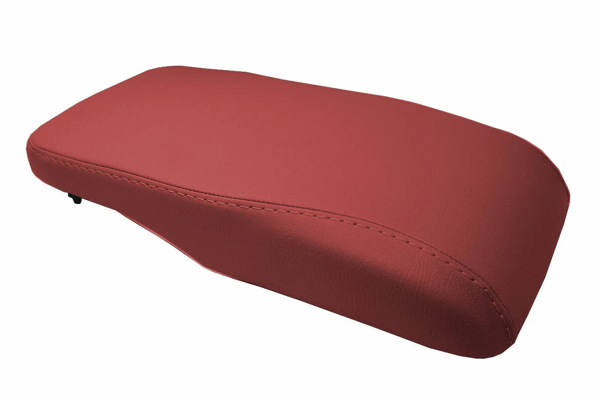 Leather Console Lid Armrest Cover for Toyota Avalon (2013–2018) Red