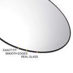 Right Side Heated White Mirror Glass for BMW Mini R55 R56 R57 (2006–2015)