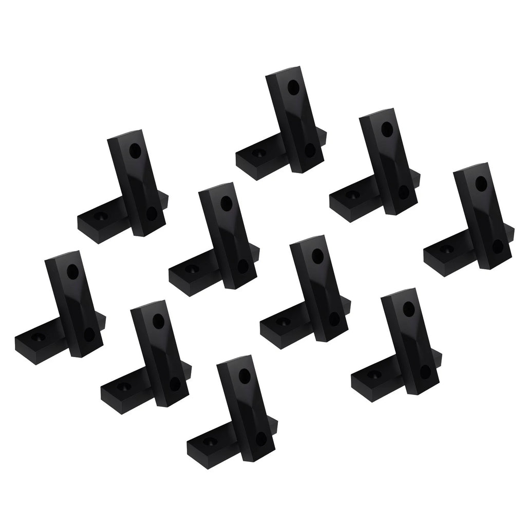 (10 Packs) Machined Aluminum Soft Jaws for Kurt 6" Vises (6x2x1") 