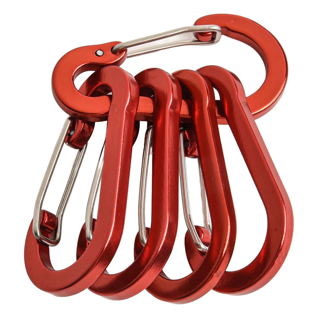 Lightweight Aluminum Carabiner Clips for Universal Use