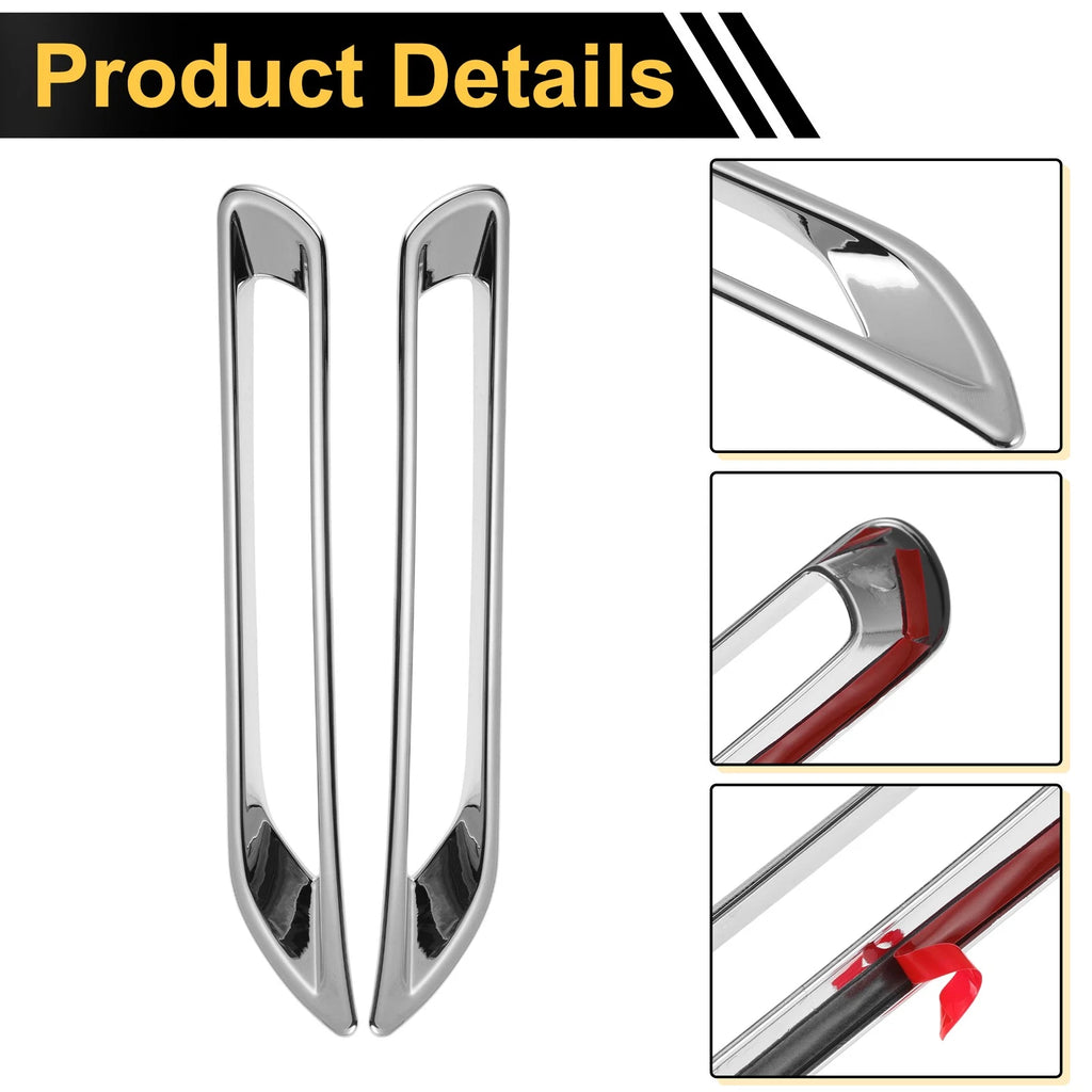 Set of 2 Rear Left Right Fog Light Cover Trim for Toyota RAV4 (2019–2025)