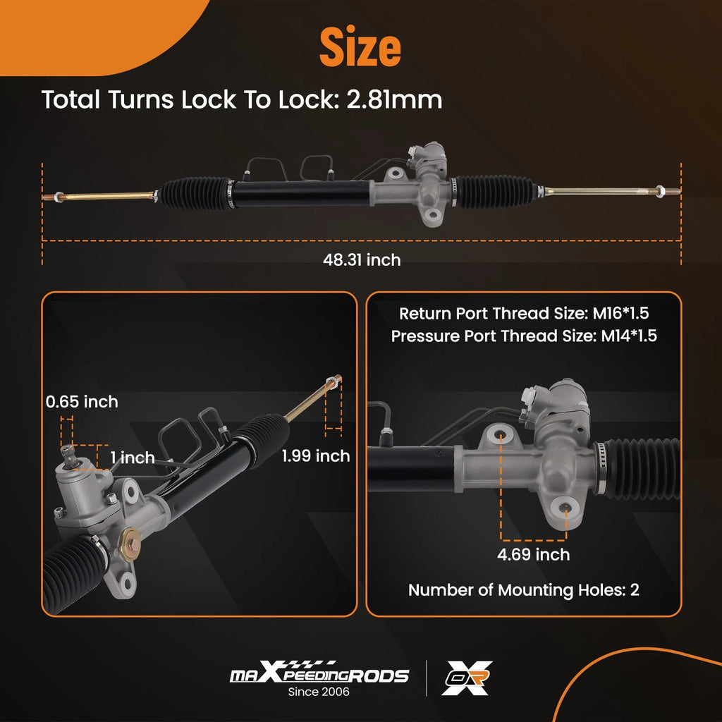 Power Steering Rack & Pinion Assembly for Kia Spectra5 (2006–2009)