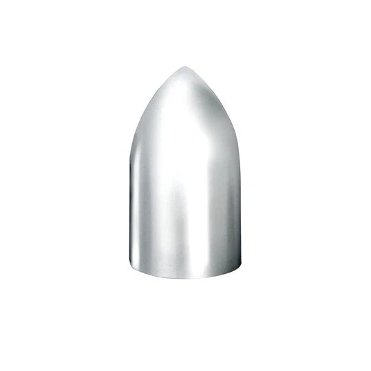 Chrome Bullet Lug Nut Covers Thread-On 33mm for Jeep Wrangler (2007–2024)