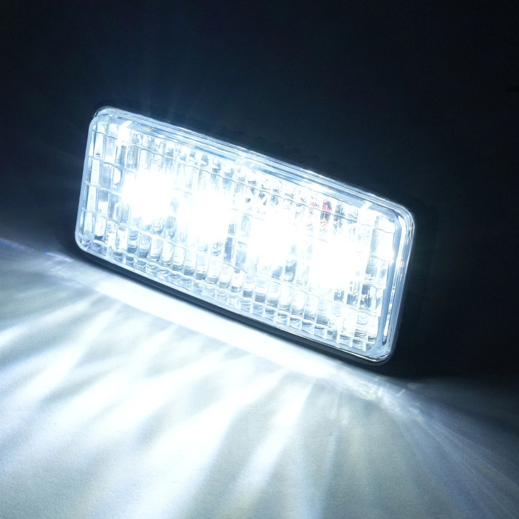 LED Headlight for John Deere 7200 7400 7600 7700 (Clear Plastic)