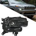 Right Side Black Halogen Projector Headlight for Jeep Cherokee (2014â2018)