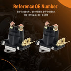 Set of 2 12V 4-Terminal Solenoids for Mercury Starter (89-96158, 89-96158T, 89-846070)