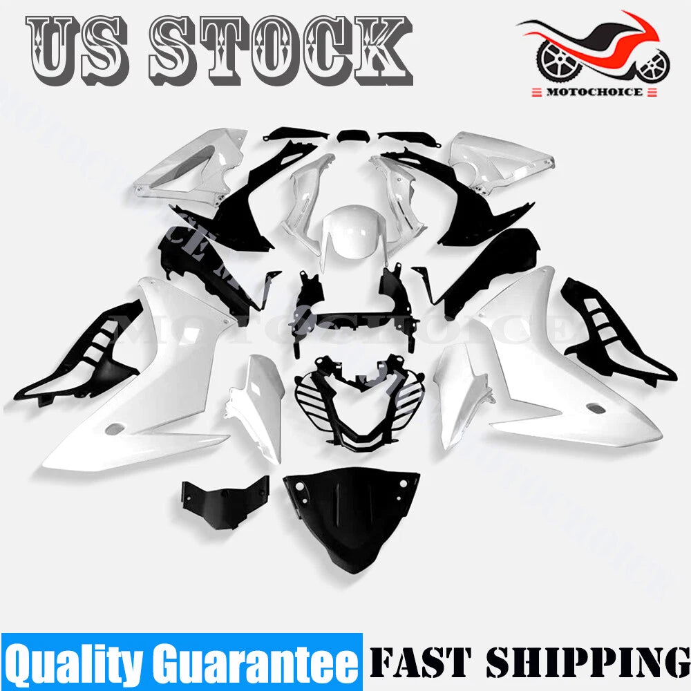 Fairing Kit for Honda CBR650F (2014–2018) Unpainted White ABS