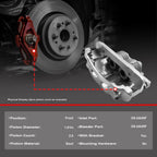 Front Brake Caliper Set for Ford Edge (2007–2014) & Lincoln MKX (2007–2015)