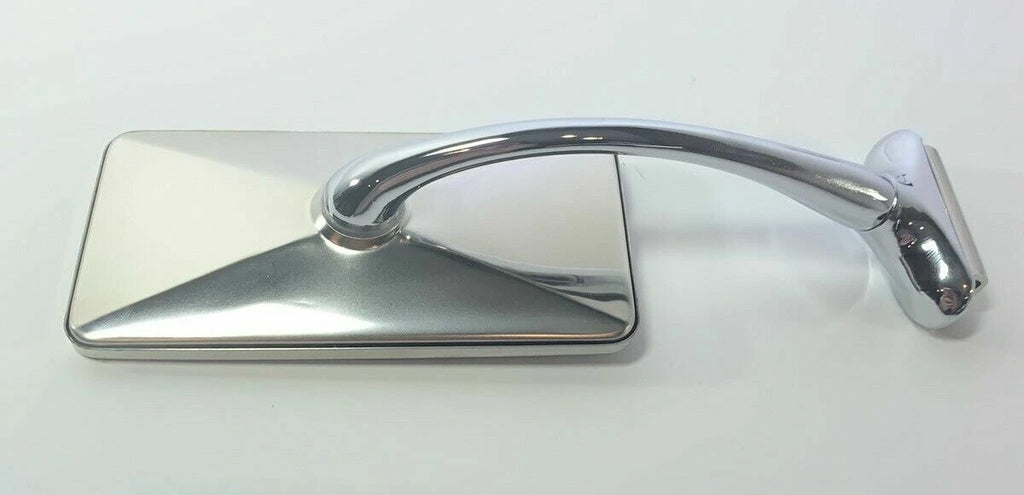 Universal Rectangle Peep Mirror Stainless Steel for Ford Dodge Chevy Mopar