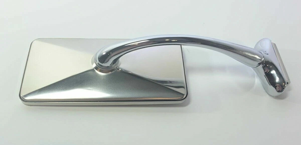 Universal Rectangle Peep Mirror Stainless Steel for Ford Dodge Chevy Mopar