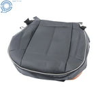 Driver Bottom Cushion Cover for Hummer H3 (2006-2010) Black Leather
