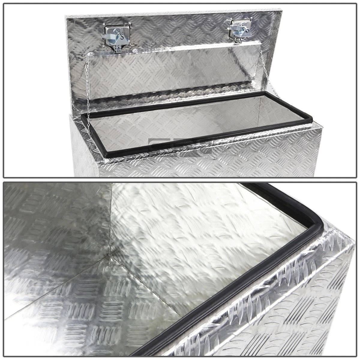 Aluminum Chrome Tool Box for Pickup Truck (36" x 18" x 17")