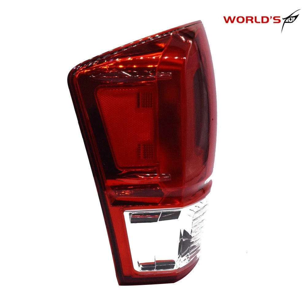 Left Side Rear Tail Light for Toyota Tacoma (2016–2019) Red/Clear Halogen
