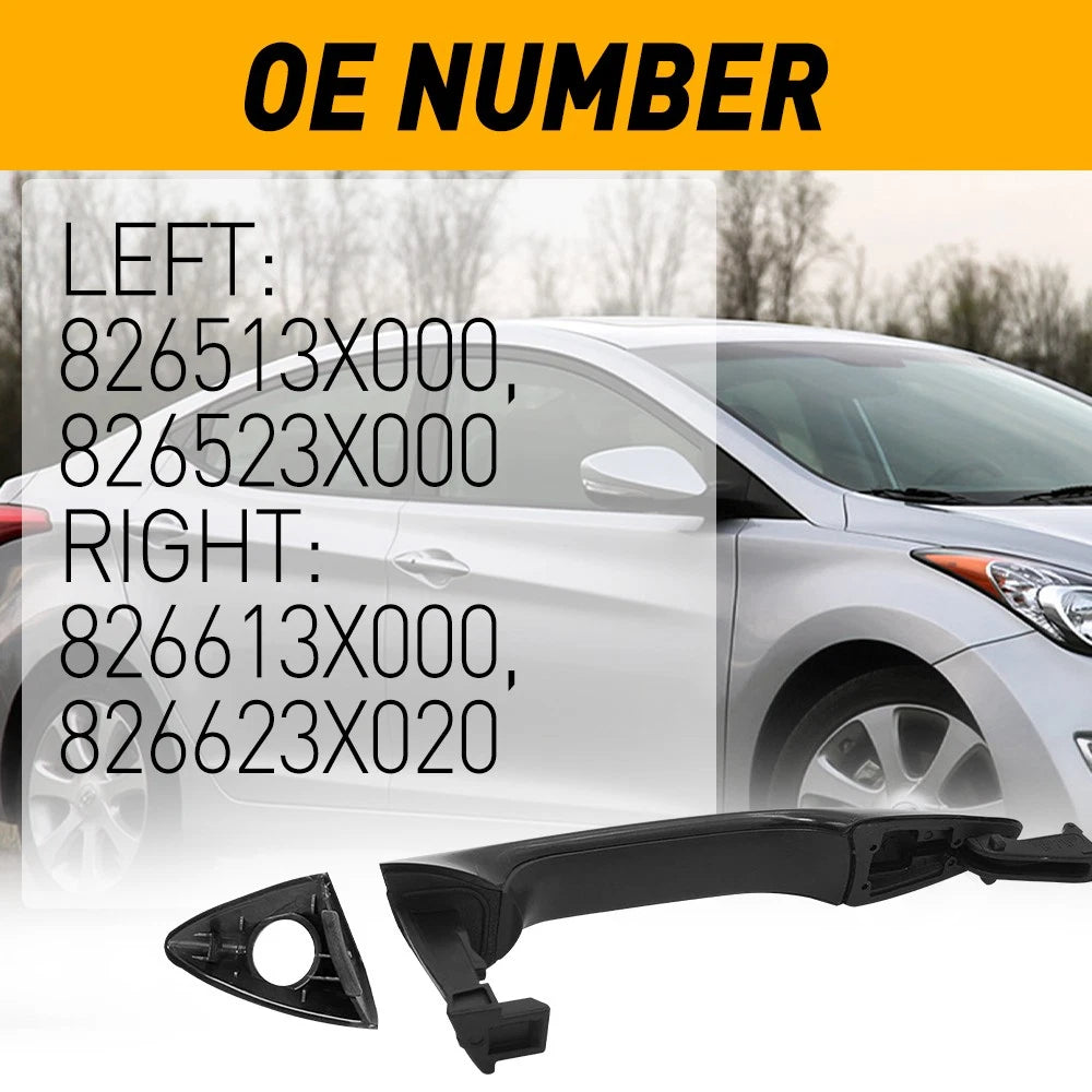 Exterior Door Handle for Hyundai Elantra (2011–2016) LH Front RH