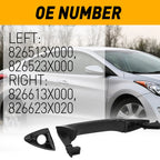 Exterior Door Handle for Hyundai Elantra (2011–2016) LH Front RH