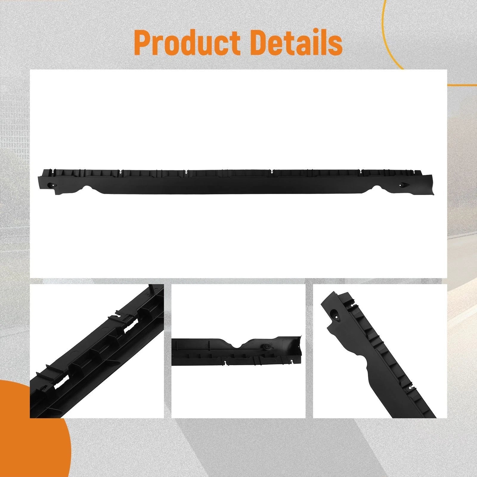 Left Extension Body Panel for Tesla Model Y (2020–2022) 1497741-00-C Black