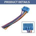 Set of 2 Car Stereo CD Player Wiring Harness 71-1721 for Acura CL (1999–2003)