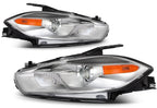 2Pcs Headlights for Dodge Dart (2013–2016) Chrome Projector