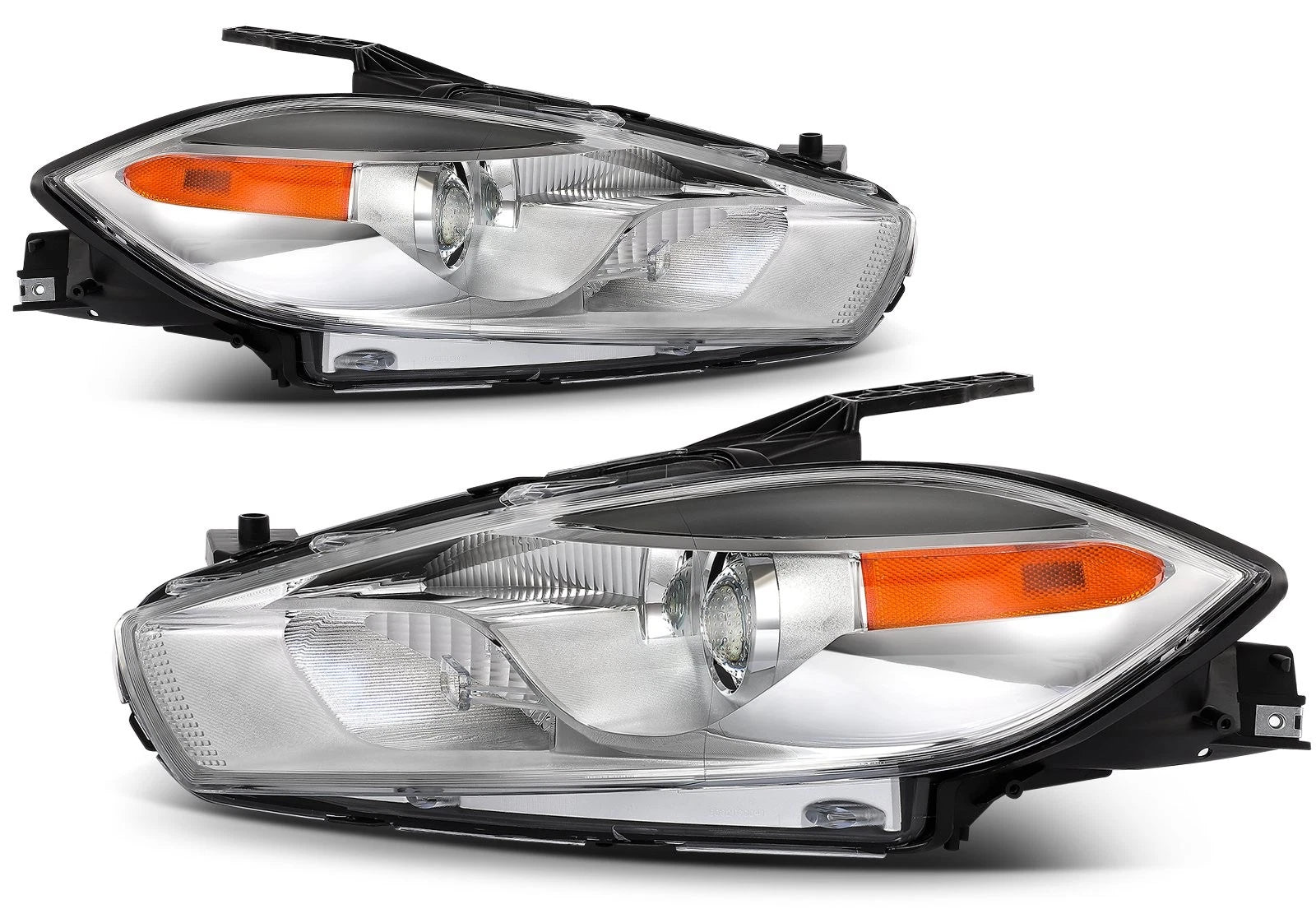 2Pcs Headlights for Dodge Dart (2013–2016) Chrome Projector