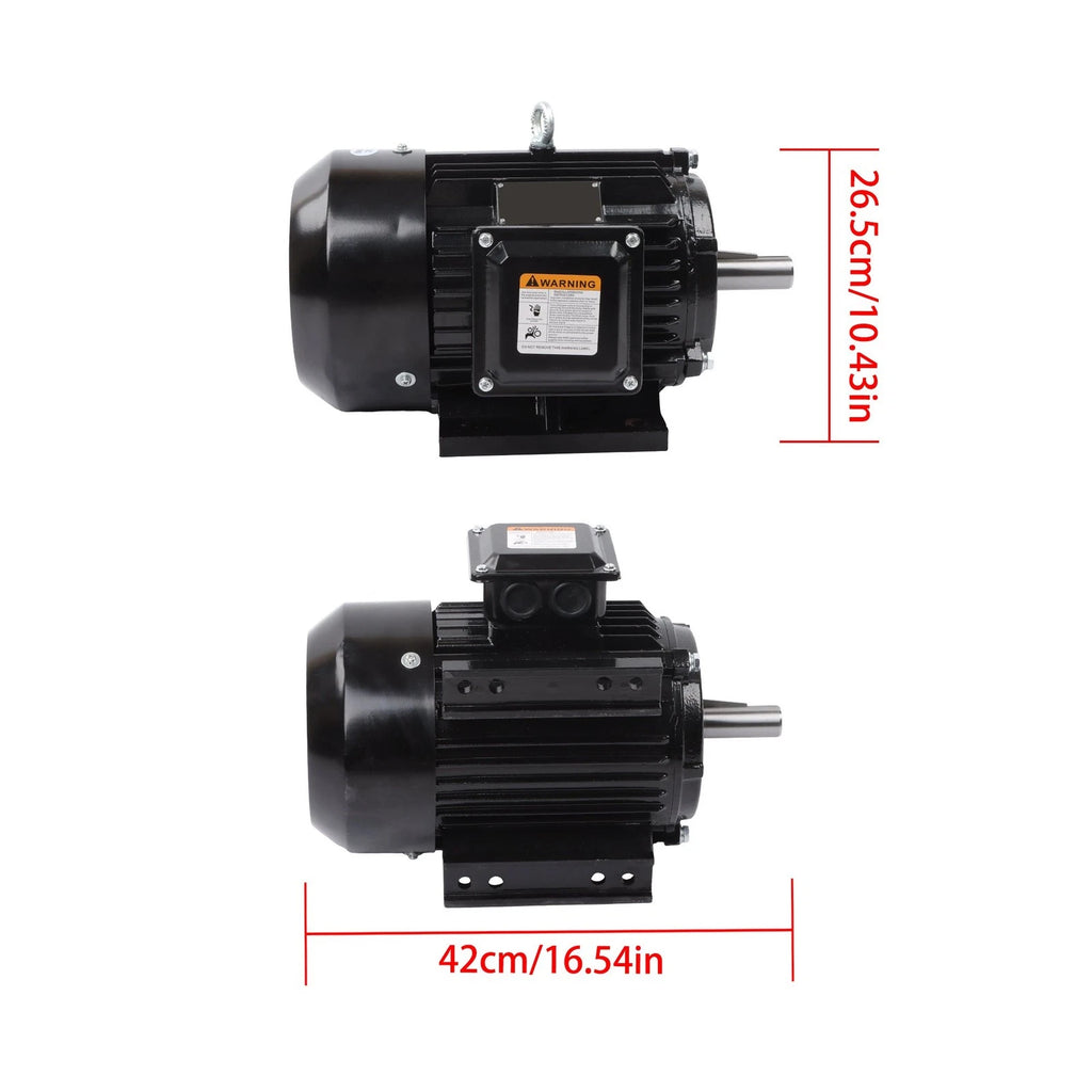 5HP Motor 184T Frame 3600RPM TEFC 230/460V 60Hz 1-1/8"