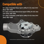 Engine Coolant Pump for Jeep Cherokee Sport 4.0L (1989–2001)