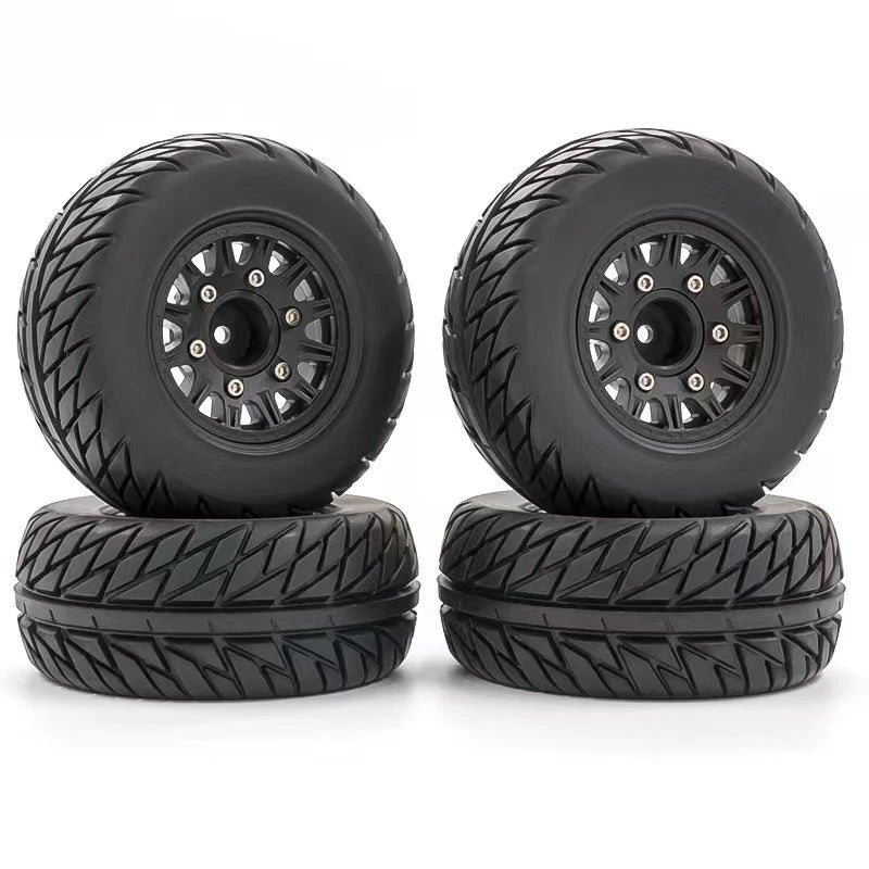 Set of 4 Universal 1/8 1/10 RC Short Course Truck Road Tires