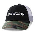 Camo Visor Hat for Kenworth Trucks (Snapback, White Mesh Back)