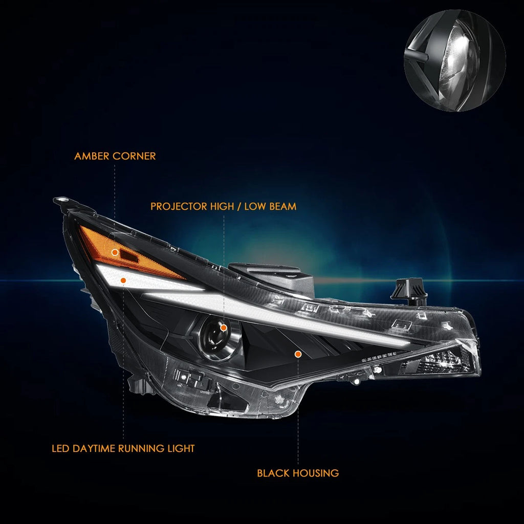 LED Projector Headlight Right Side for Elantra (2021–2022)