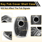 TPU Silicone Car Key Case for Mercedes-Benz (3 Buttons)