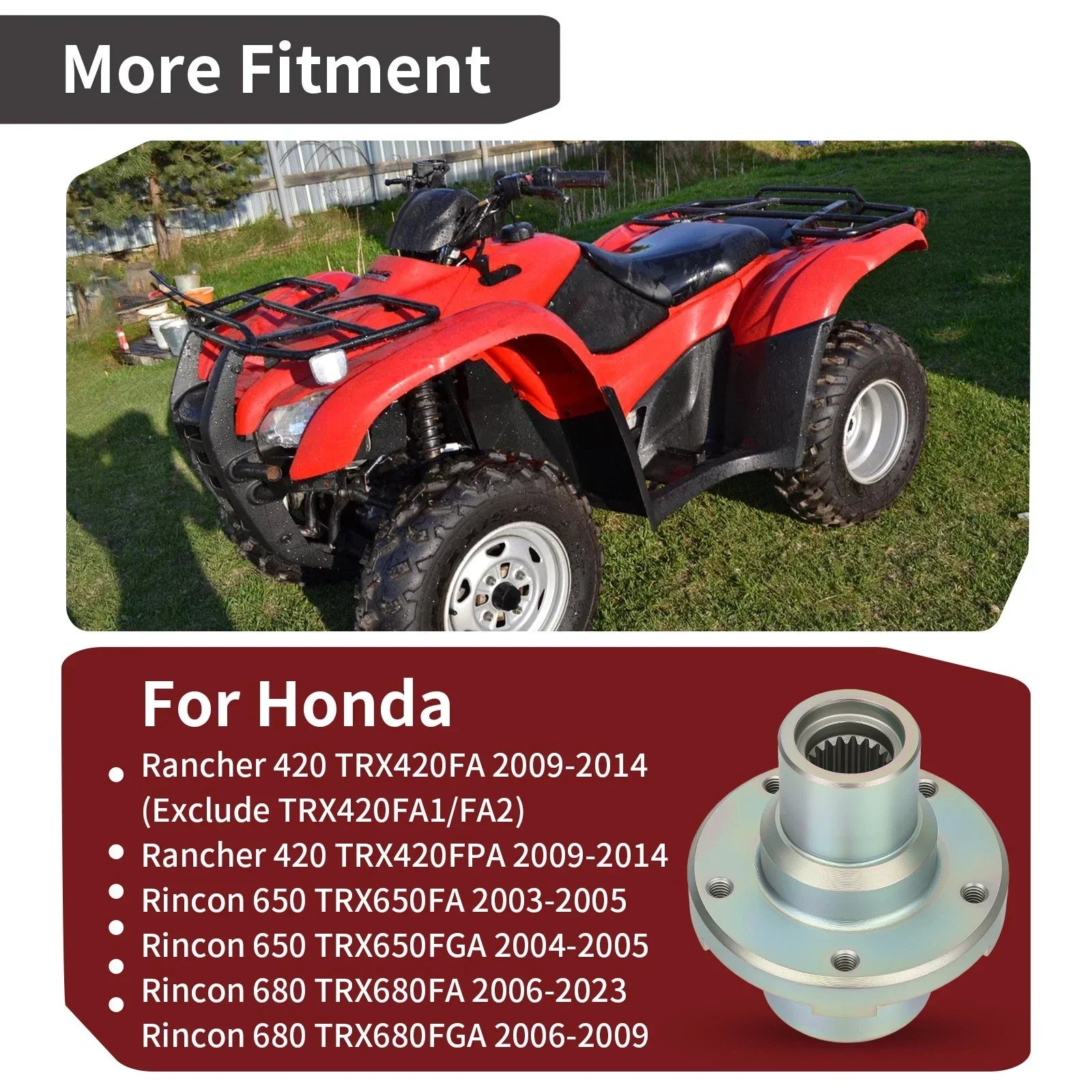 Rear Differential Pinion Joint for Honda Rincon 650 (2003-2005)