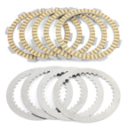 Clutch Kit Iron & Friction Plates for Kawasaki KLF KLT 185 KMX125 1985–2002