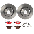 Brembo Front Brake Kit Disc Rotors Ceramic Pads for BMW E90 E91 E92 (2007–2013)