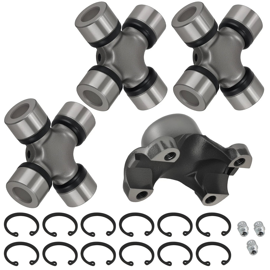 Universal Joints + Socket Yoke for Jeep Wrangler Cherokee XJ TJ (1994–2006) 211355X