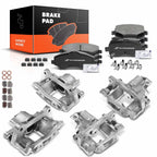 12x Ceramic Brake Pads & Calipers for Chrysler Town & Country