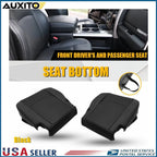 Set of 2 Front Bottom Seat Covers Genuine Leather for Dodge Ram Laramie 1500 (2013–2018)