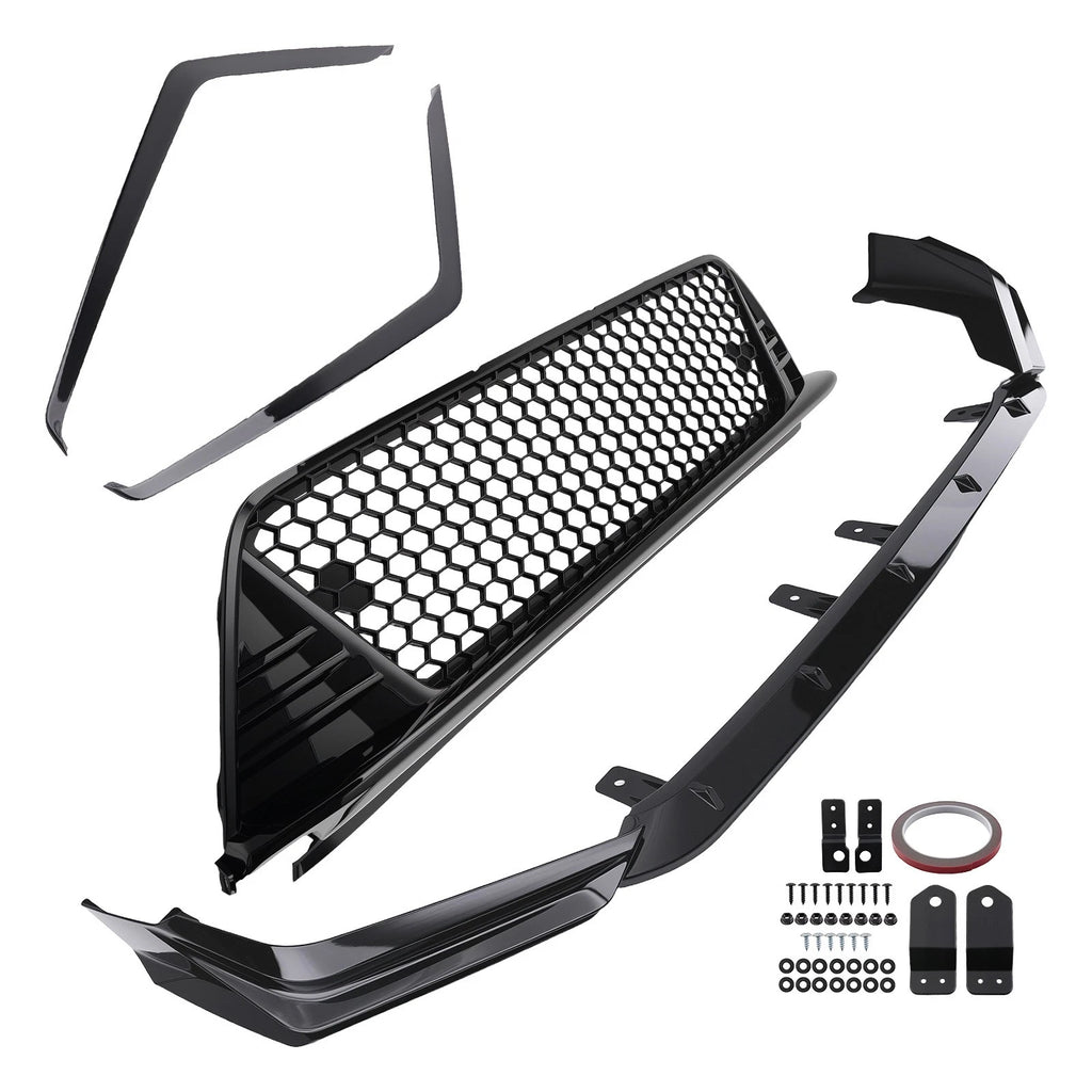 Front Bumper Lower Grille & Lip for Honda Civic (2022-2024)
