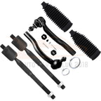 Set of 6 Front Steering Tie Rod Rack and Pinion Bellows for Toyota Camry (2002–2003)