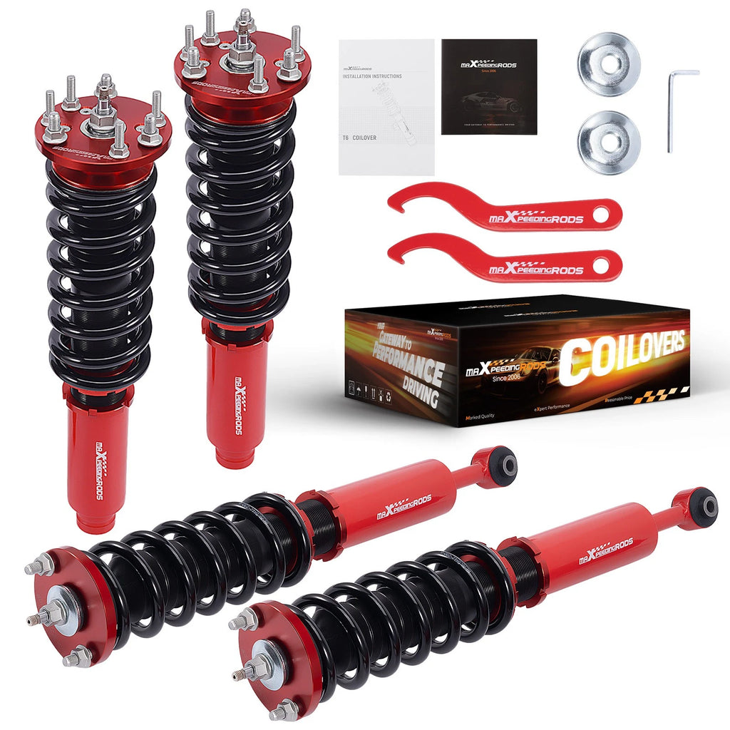 24 Level Damper Coilovers Lowering Kit for Honda Accord (2003–2007) & Acura TL (2004–2008)