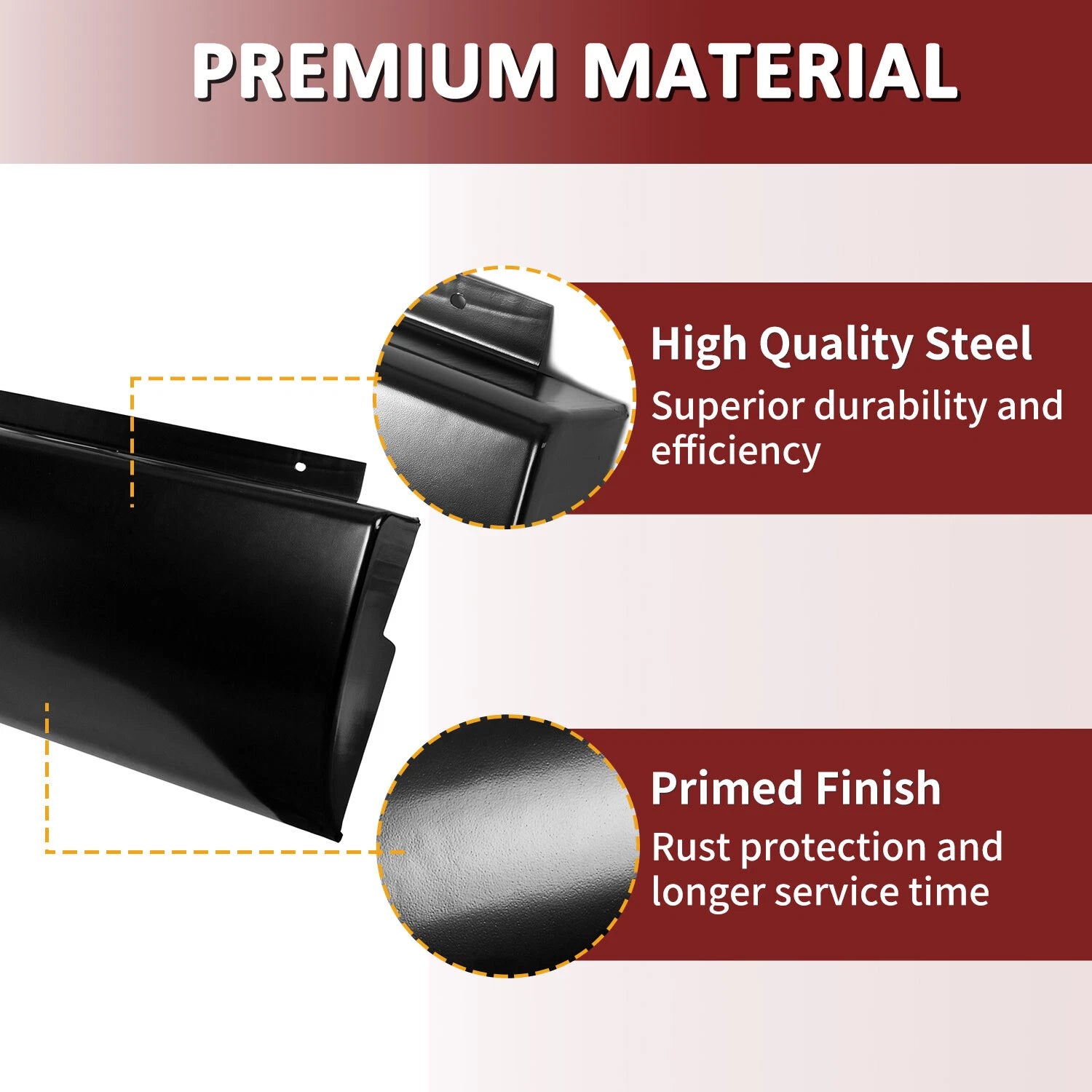 Rear Bumper Roll Pan for Chevrolet GMC C1500 K1500 (1988–1998)