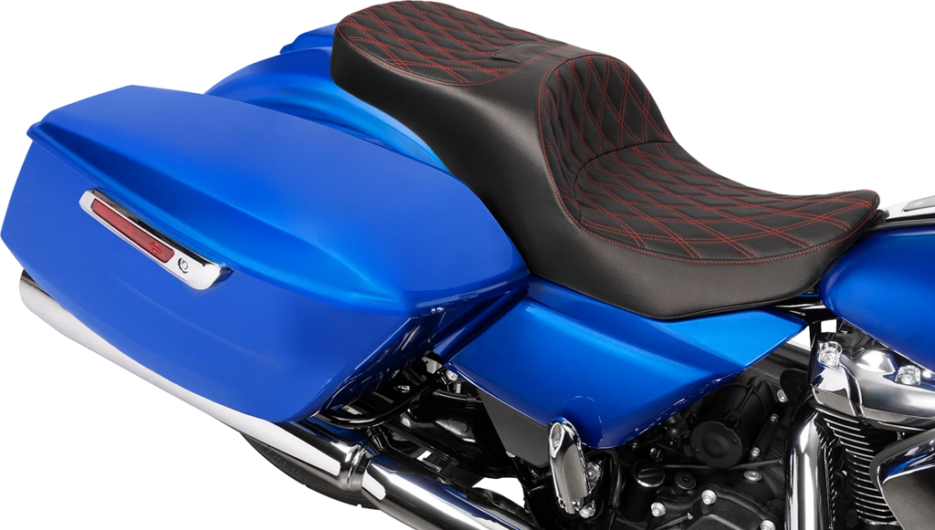 Freedom Seat for Drag Specialties (Vinyl, Red)