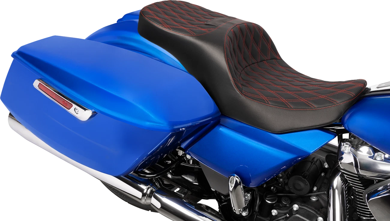 Freedom Seat for Drag Specialties (Vinyl, Red)