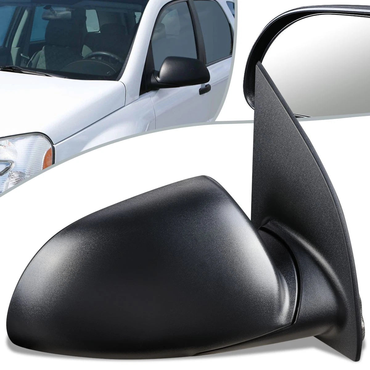 Powered Side View Door Mirror Right for Chevrolet Equinox Torrent (2005–2009) GM1321299
