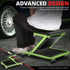 2-in-1 Rolling Creeper for Automotive Use (36"x 4.7"x 17.3", 330lbs Capacity)