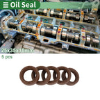 Oil Seal FKM Rubber 25x35x10mm for Various Models (5 Pcs)