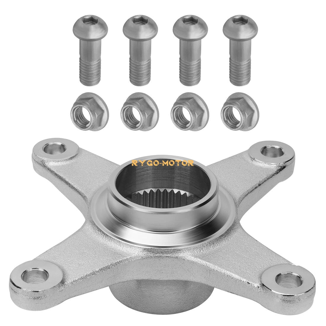 Rear Axle Sprocket Mount Hub Collar Holder Kit for Yamaha YFZ450R (2009–2024)